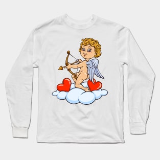 Cupid rides a cloud Long Sleeve T-Shirt